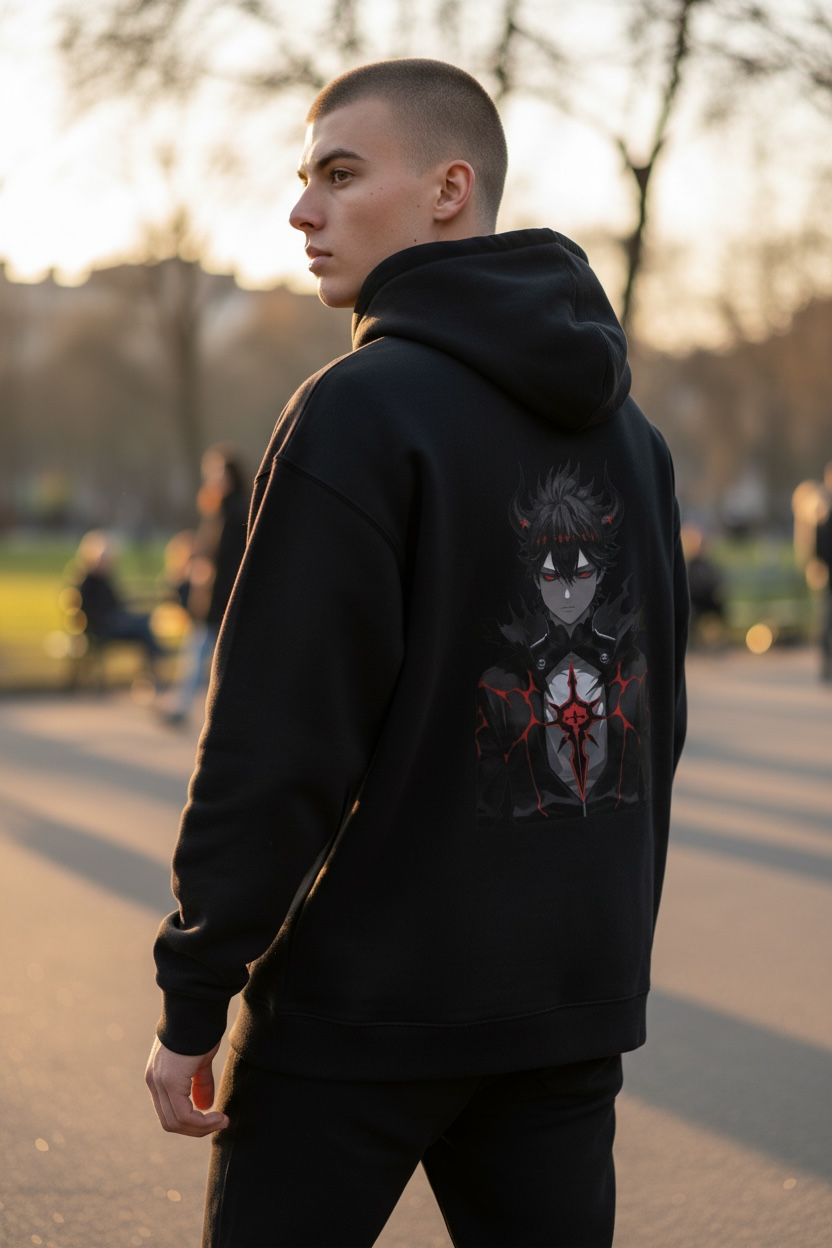 Asta Black Clover Style sweater