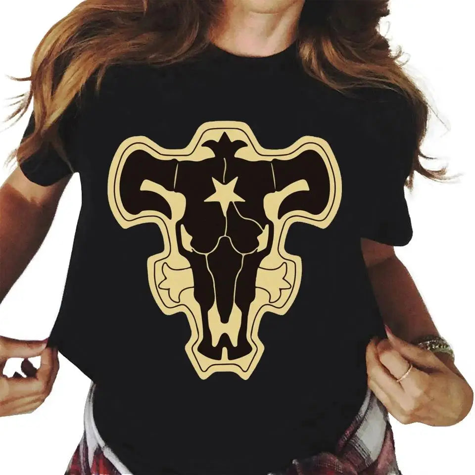 Japanese Anime Black Clover T Shirt Men Women Cartoon Graphic Print Short Sleeve Fashion Casual Plus Size Unisex T Shirt