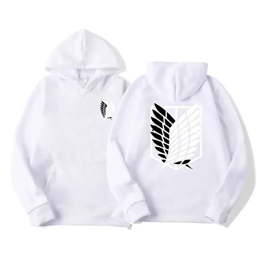 Men's hoodie anime hoodie men and women street fashion pullover Harajuku Attack on Titan hoodie sweatshirt clothes