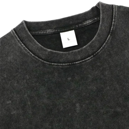2026 New Summer Oversized Black Clover Asta Anti-Magic Demon Washed Sleeveless Tank Top, Vintage Distressed Anime Streetwear