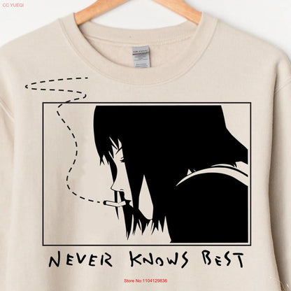 FLCL Anime Sweater Never Knows BesT T Shirt Mamimi Samejima Fooly Cooly 90s Vintage Manga Retro SweaT