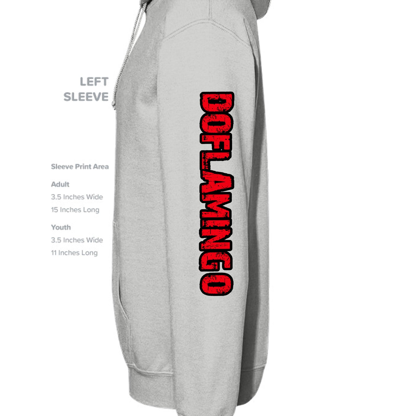 Granite Grey Heather - AL4000 - SLEEVE_LEFT